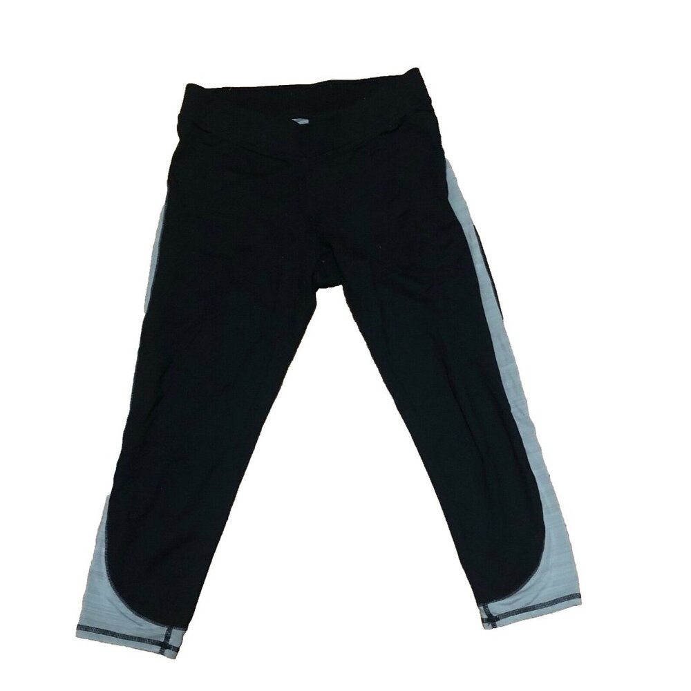 Hylete Black Gray leggings Crop Pants Workout Yoga Tight Athletic Size S- Z